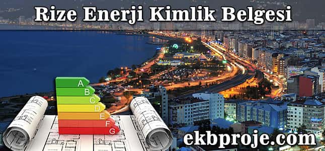 Rize Enerji Kimlik belgesi