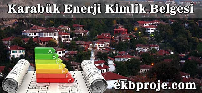 Karabük Enerji Kimlik Belgesi 